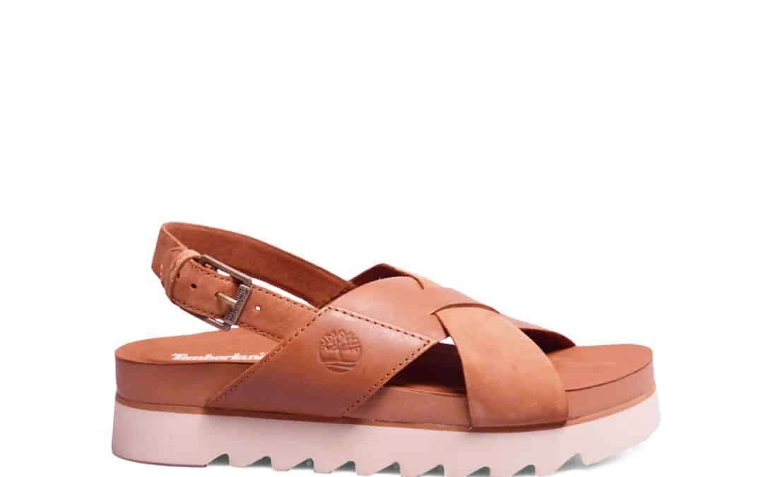 Timberland – Santa Monica Sunrise – wit leer nubuck sandaal