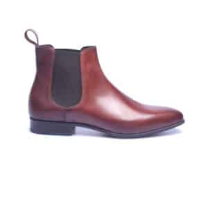 I Maschi - 2653A - Midden bruin leer chelseaboot