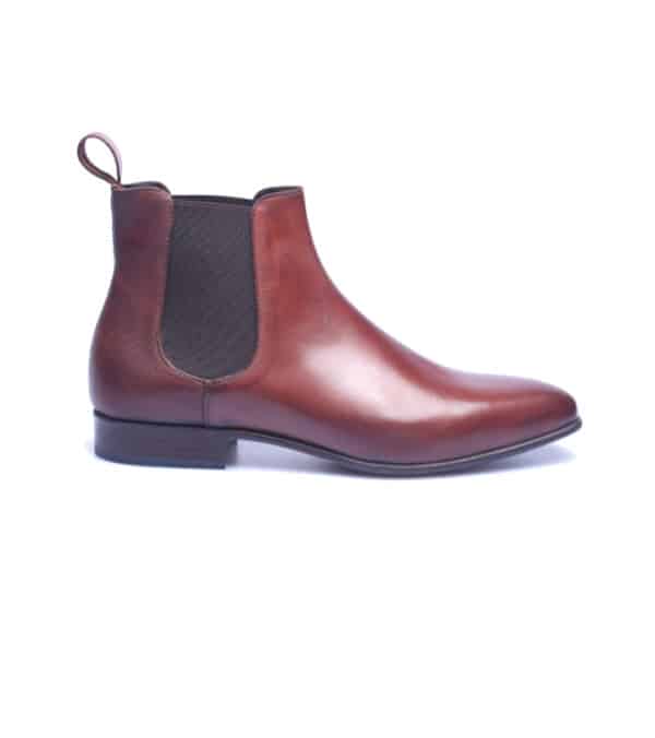 I Maschi - 2653A - Midden bruin leer chelseaboot