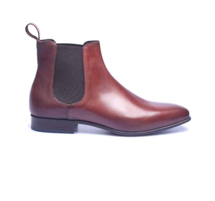 I Maschi – 2653A – Midden bruin leer chelseaboot