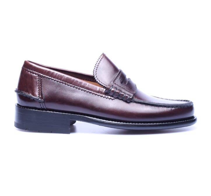 van Bommel – SBM-40021-27-01  Bruin leer mocassin