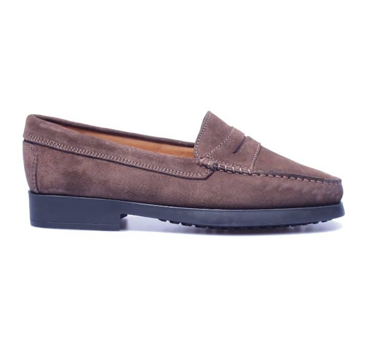 Antonio Paolo – 471 – Donkerbruin Suède Mocassins