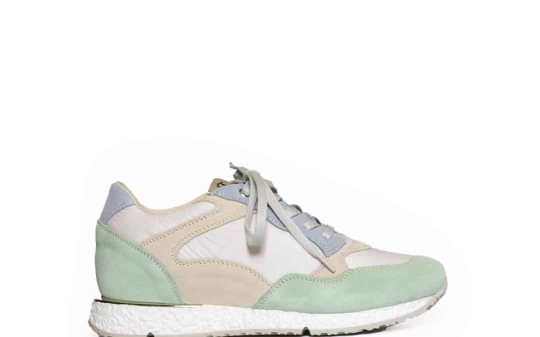 DL Sport – 5245 Groen beige combi sneaker