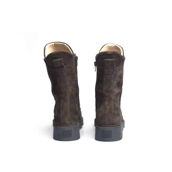 Via vai - 57004 Donkerbruin suède veterboot - Afbeelding 3