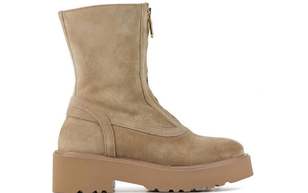 Via vai – 59019 Bobbi strip – Beige suede boot
