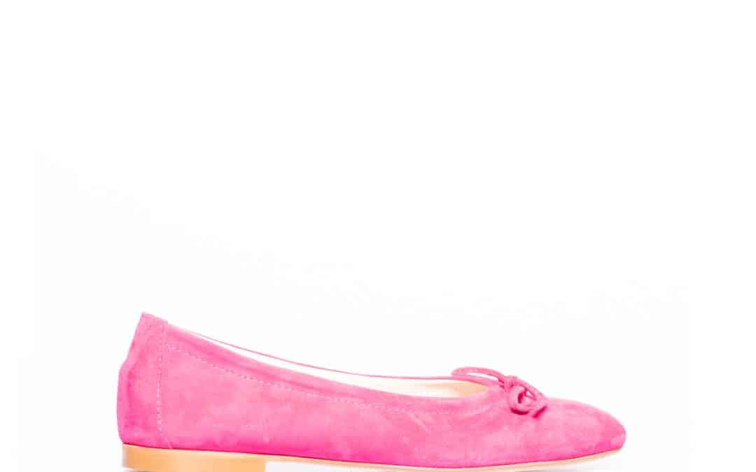 Antonio Paolo – Elias fuchsia suede ballerina