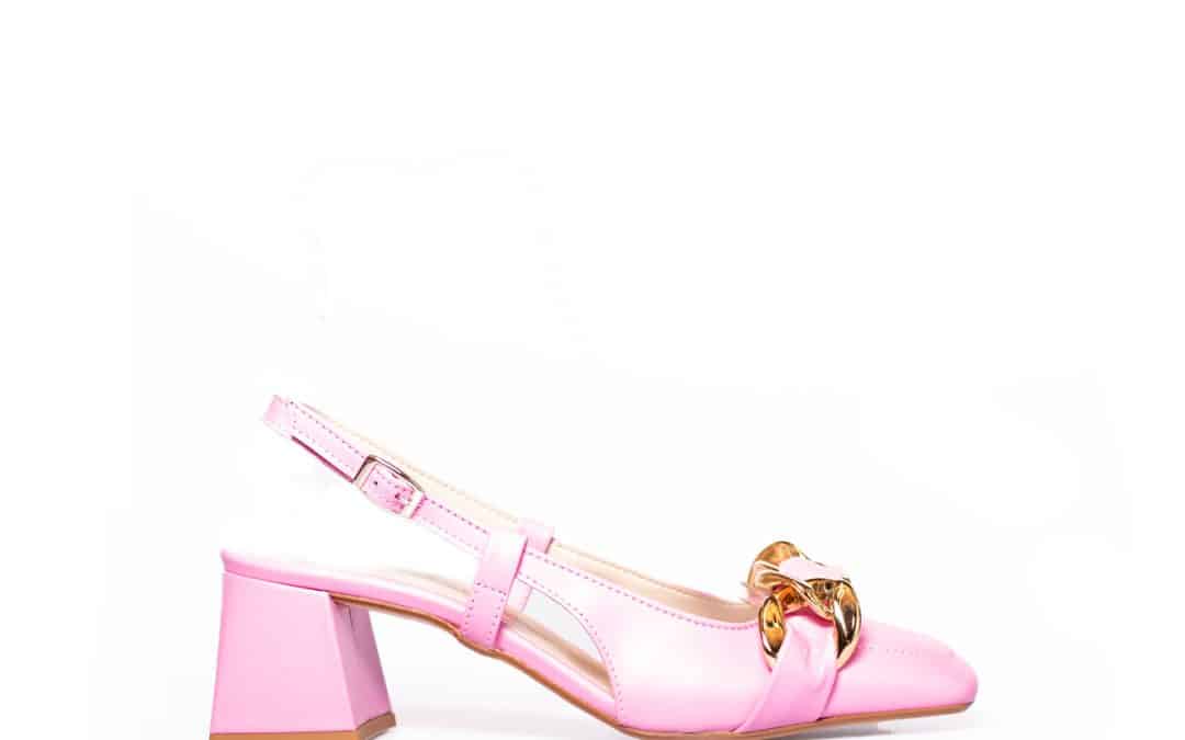 Antonio Paolo – Adil roze leer slingback pump