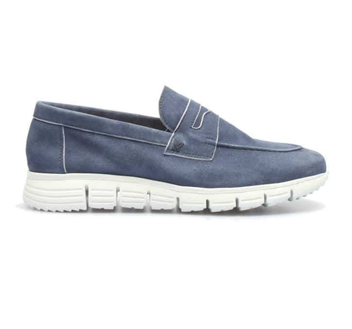 Antonio Paolo – Clay – Jeans nubuck soft loafer