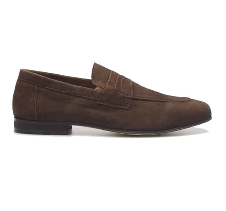 Antonio Paolo – Carson – Donkerbruin suède loafer