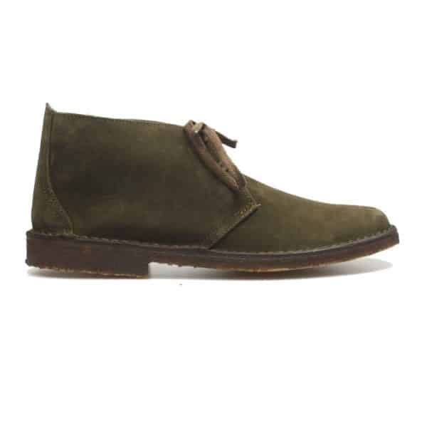 Antonio Paolo - 2611 Dames - Donker groen suède veterboot
