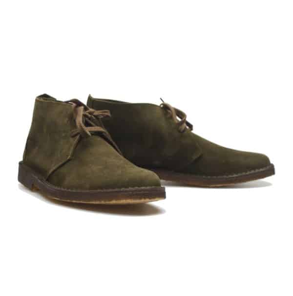 Antonio Paolo - 2611 Dames - Donker groen suède veterboot - Afbeelding 2