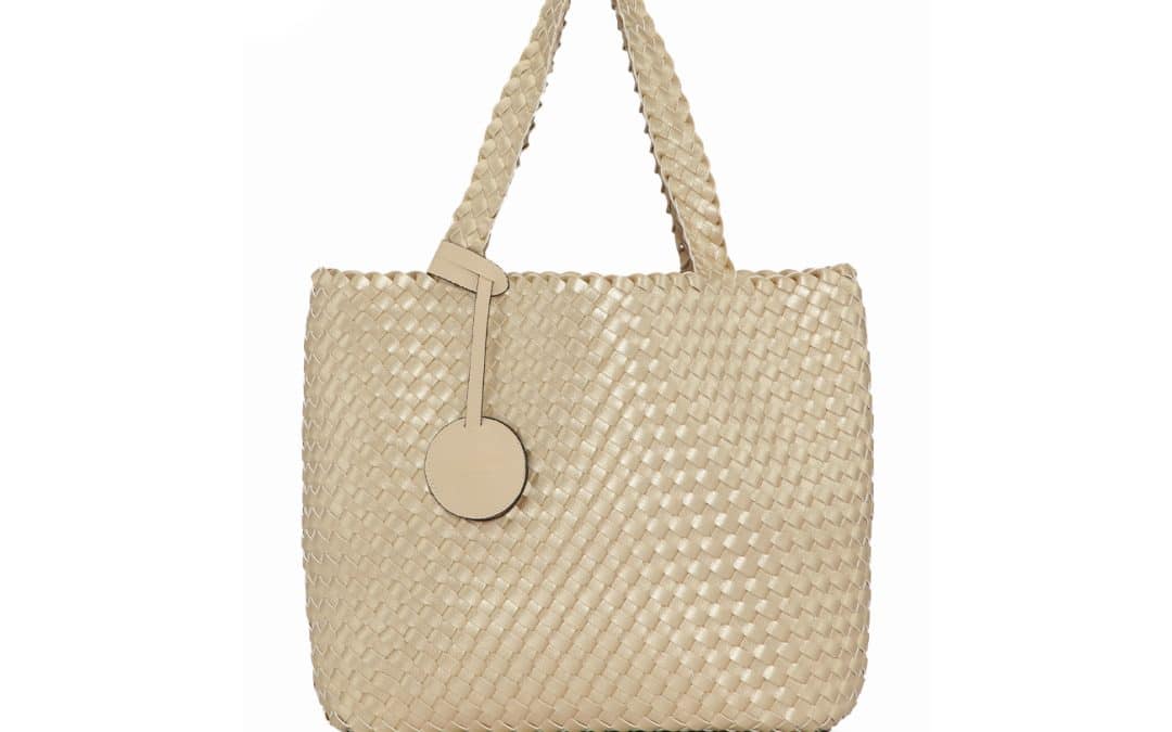 Ilse Jacobsen – Bag 08 – Goud vlechtshopper reversible