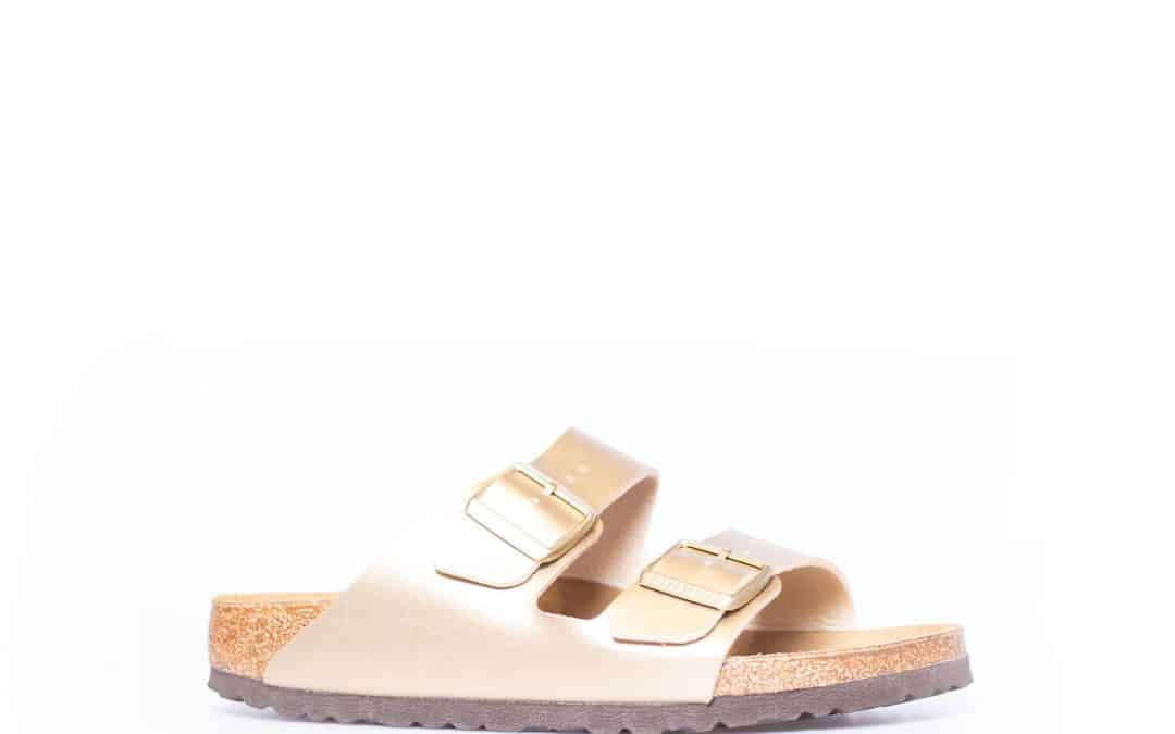 Birkenstock – Arizona Goud slipper