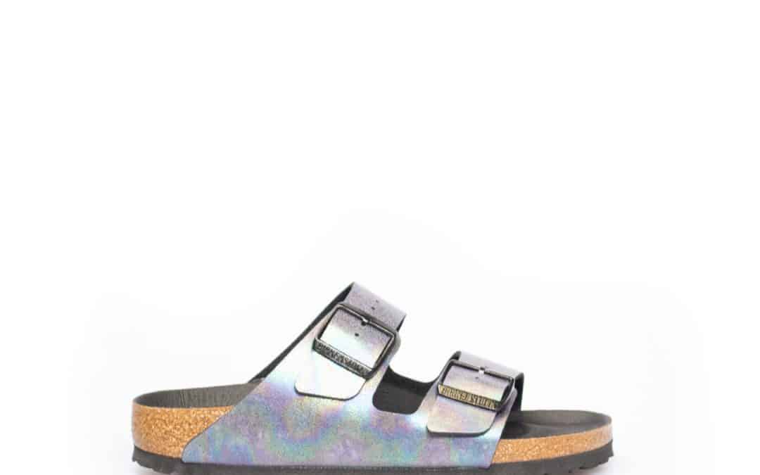 Birkenstock – Arizona Zwart Multi slipper