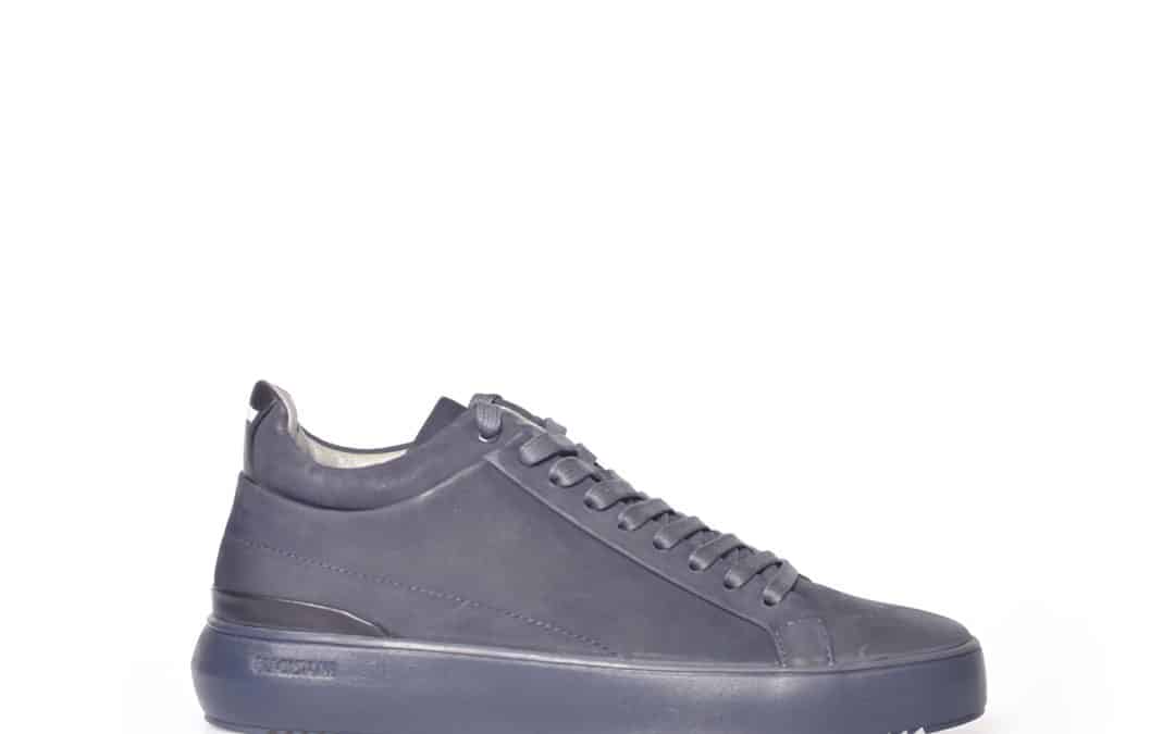 Blackstone – YG23 Blauw nubuck mid sneaker