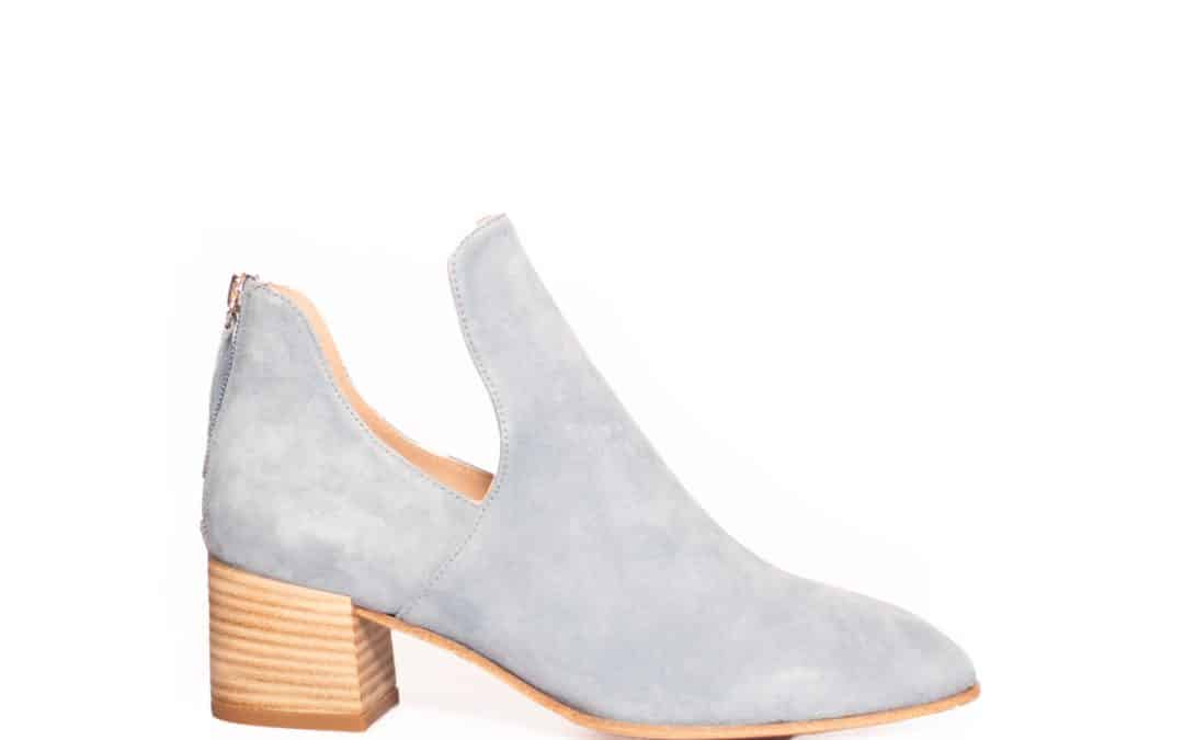 Unisa – Mulere suede enkellaars blue