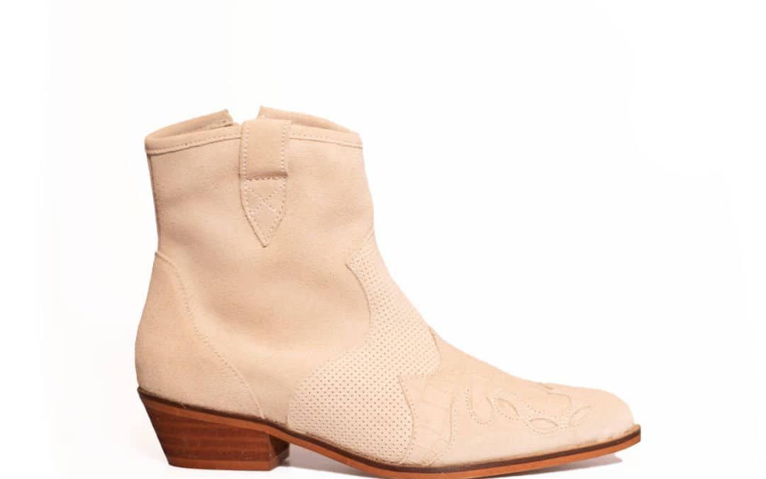DWRS Label – Lucca beige suede enkellaars