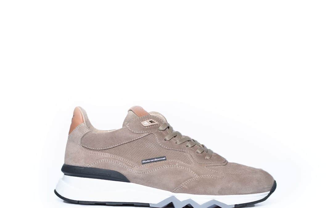 Floris van Bommel – De Zager 02.23 licht bruin suede sneaker