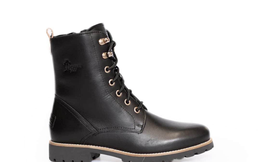 Panama Jack – Fara Igloo Trav – Zwart leer veterboot