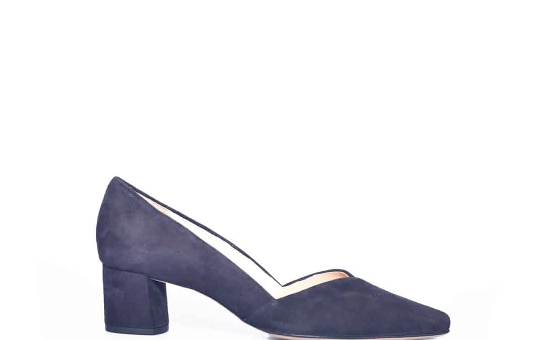 Högl – 0-174502 Donkerblauw suede pump
