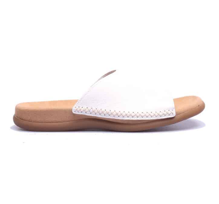 Gabor – 03.705.21 – Wit leer slipper