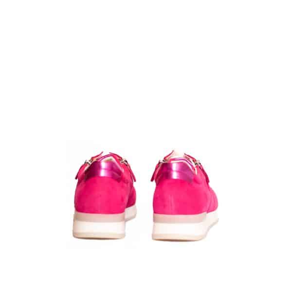 Gabor 23.420.15  Fuchsia suède sneaker - Afbeelding 3