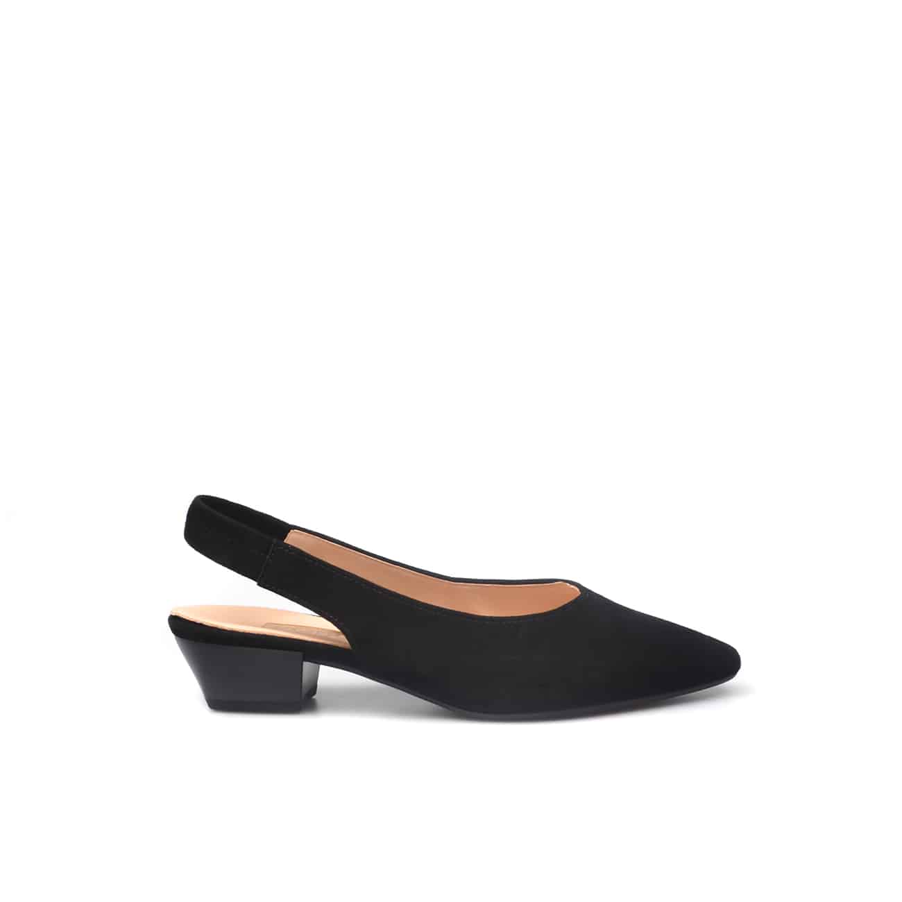 Gabor - 81.530.17 - Zwart suede slingback pump