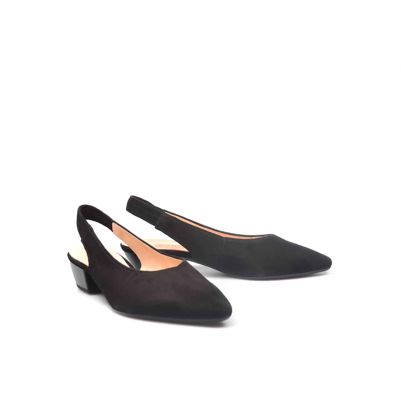 Gabor - 81.530.17 - Zwart suede slingback pump - Afbeelding 2