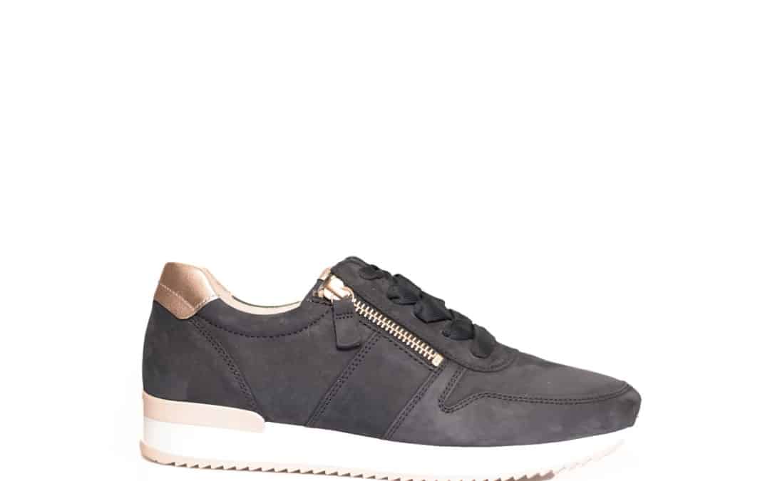 Gabor 23.420.16 – Blauw nubuck sneaker