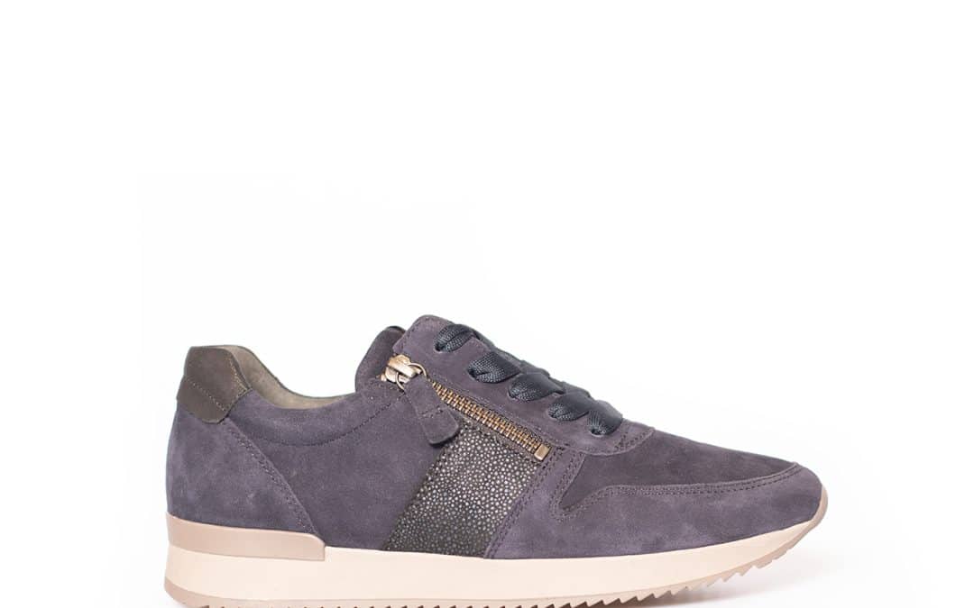 Gabor 33.420.36 Donkerblauw suede sneaker