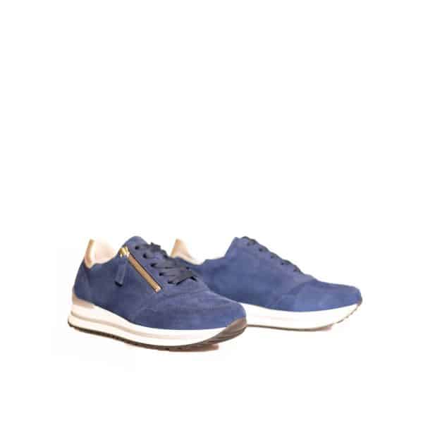 Gabor 26.528.36 - Blue suede sneaker - Afbeelding 2