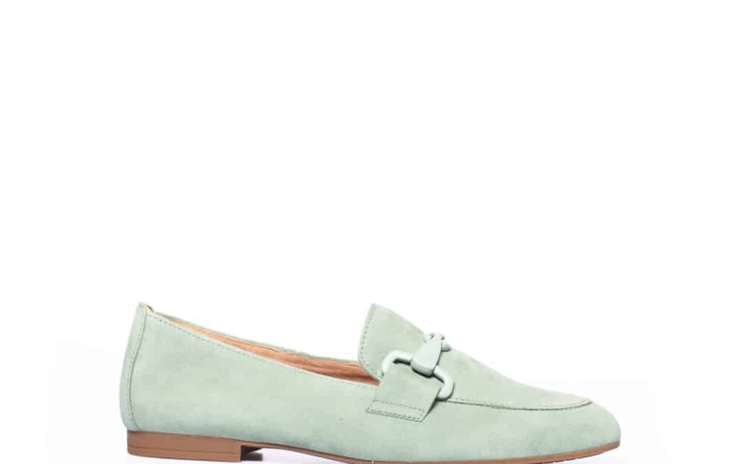 Gabor 25.211.13 – Groen suede loafer