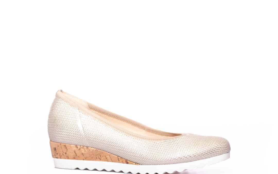 Gabor 22.641.82 – Beige goud print instapper