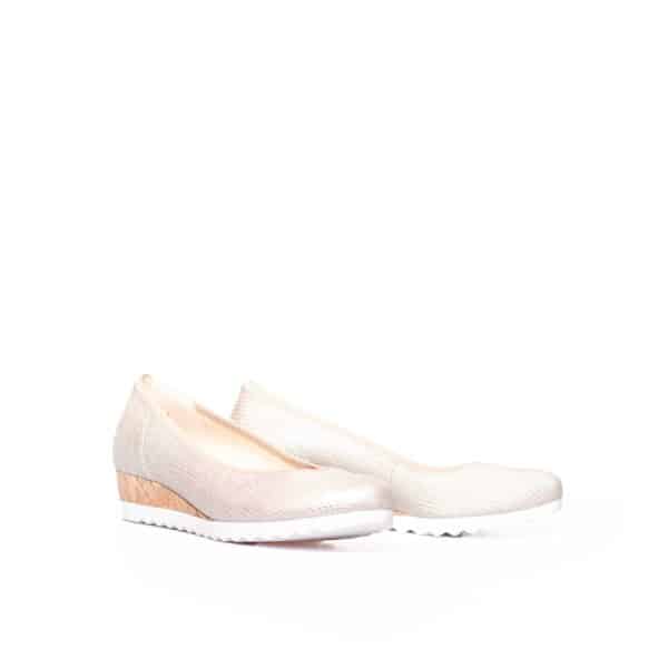 Gabor 22.641.82 - Beige goud print instapper - Afbeelding 2