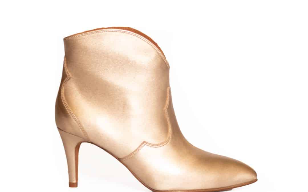 Toral – Selene Goud leer enkellaars