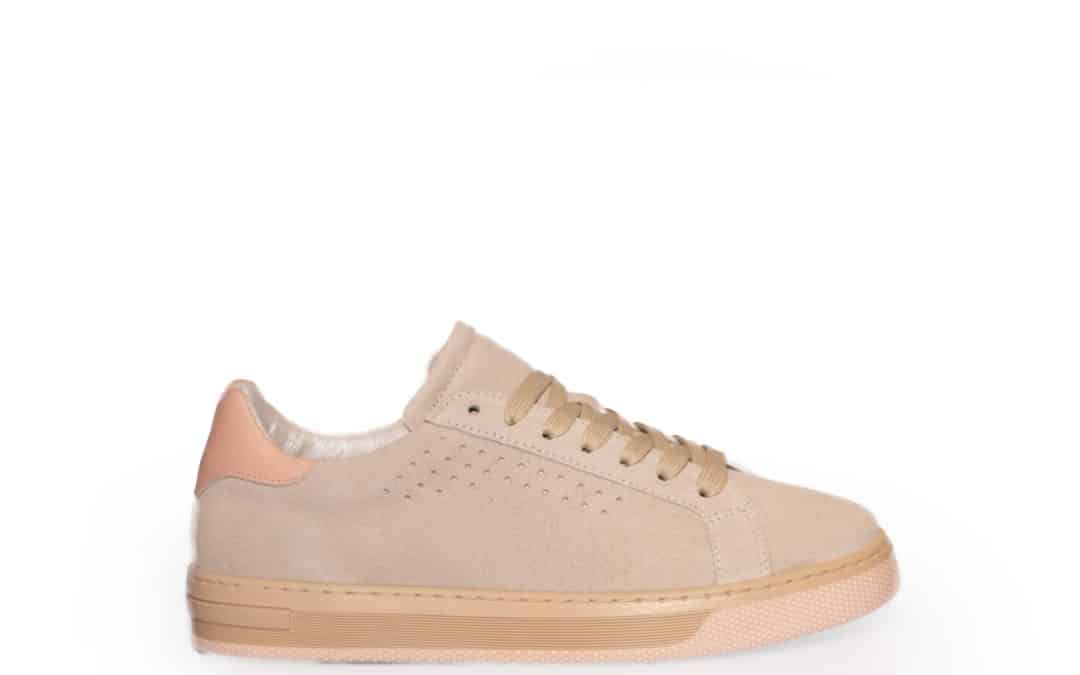 Hip – D1574 Beige suède sneaker