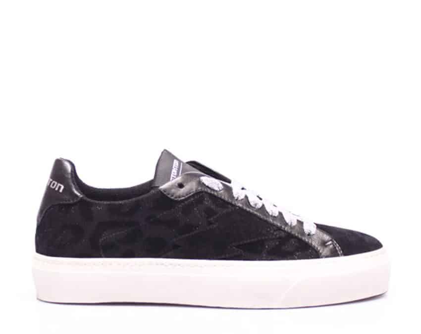 Stokton – Blaze D – Zwart suede sneakers