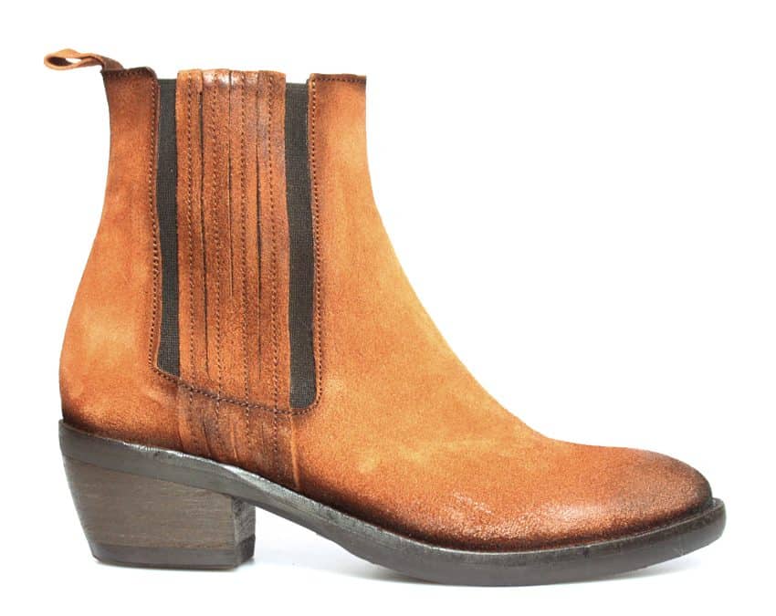 Kanna – 20754 – Brique suede chelsea boot