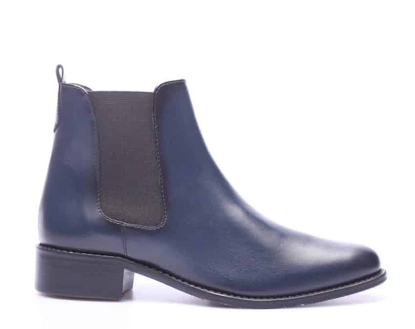 Pinto di Blu – 78545 – Blauw leer chelsea enkellaars