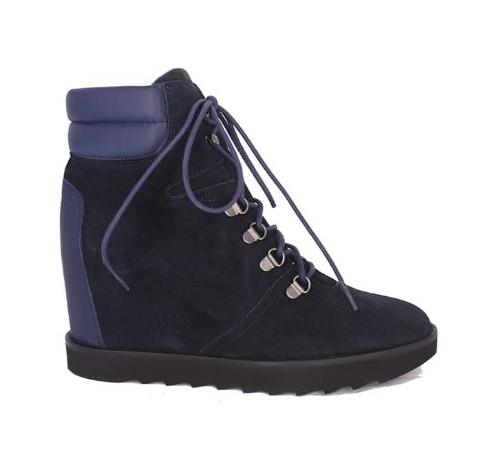 Kanna – 5869 – Donkerblauw suède veterboot