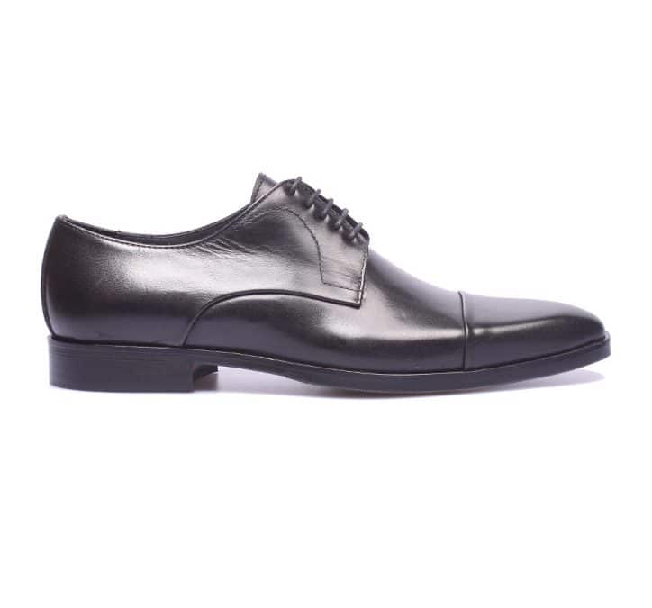 I Maschi – 3704 – Zwart leer veterschoen