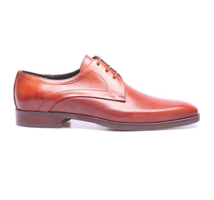 I Maschi – 3886 – Cognac Leer veterschoen