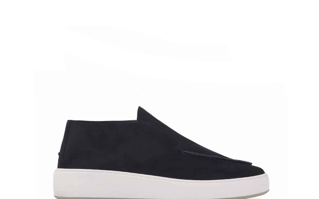 Nubikk – Jiro Suo Donkerblauw suede heren mid loafer