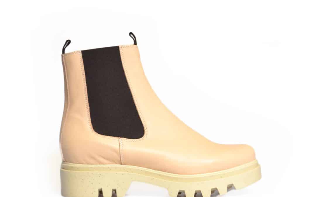 Kanna – 21552 Beige leer Chelsea Boot