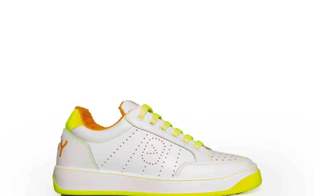 Off Play – Lake 1D Wit Geel sneaker