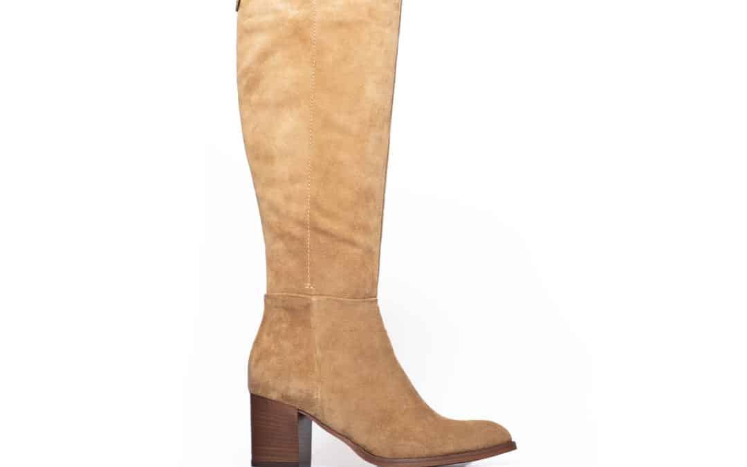 Lamica – Emma Zand suede lange laars
