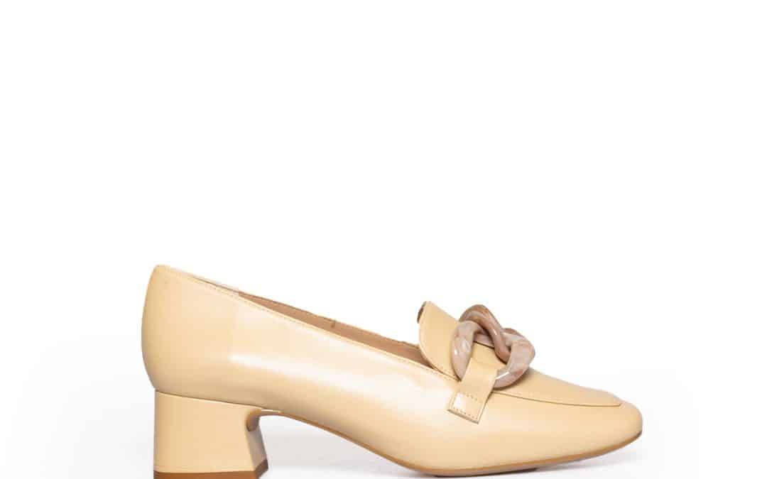 Unisa  – Loiso Beige leer loafer