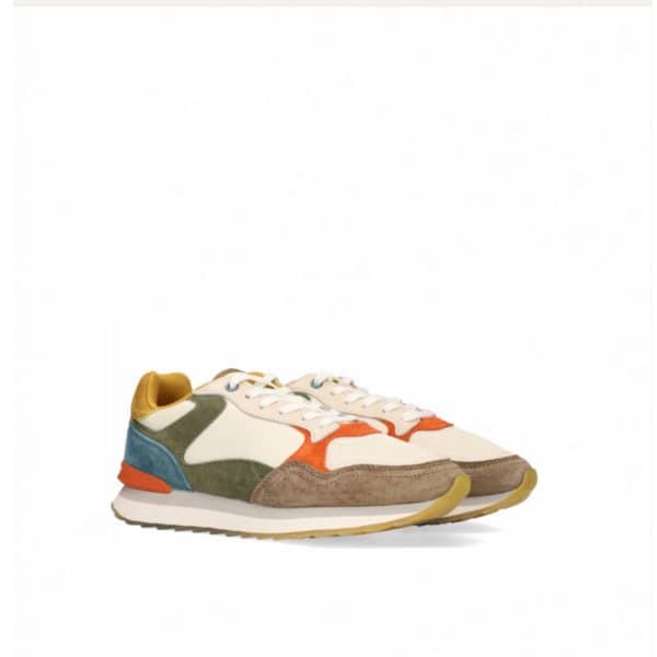 The HOFF Brand - Milwaukee Taupe Groen combi sneaker - Afbeelding 2