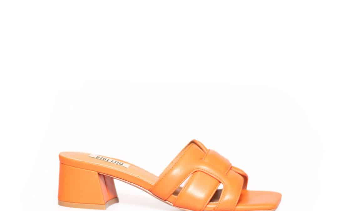 Bibi Lou – 761Z10VK – Oranje leer muilen