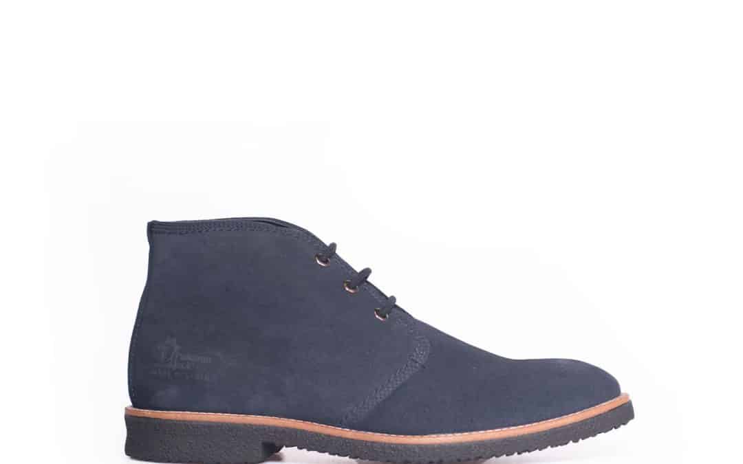 Panama Jack – Gael Donkerblauw suede veterboot